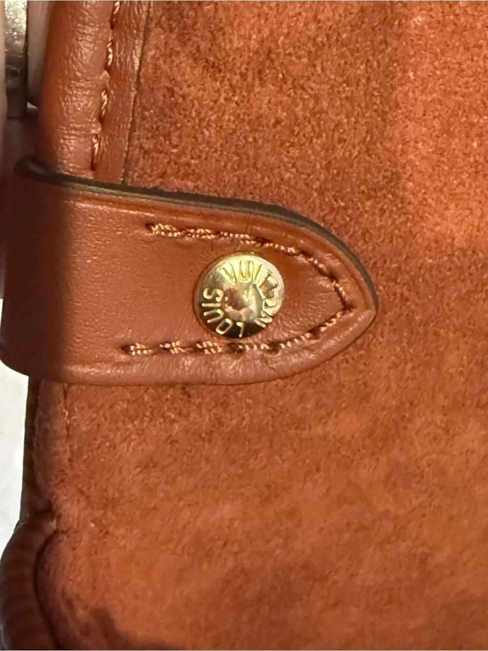 Louis Vuitton Cognac Saumur BB Epi Leather Crossbody